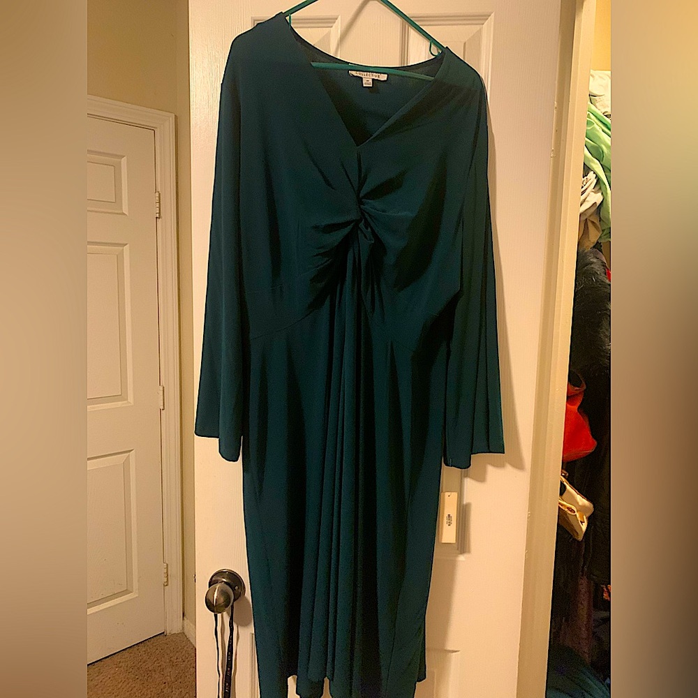 Plus Size Forest Green Dress